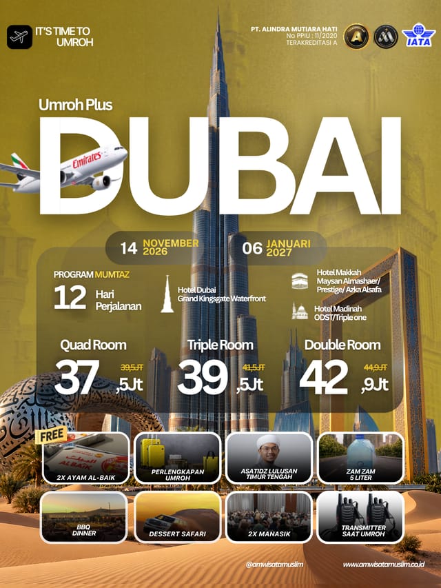 Umroh Plus Dubai