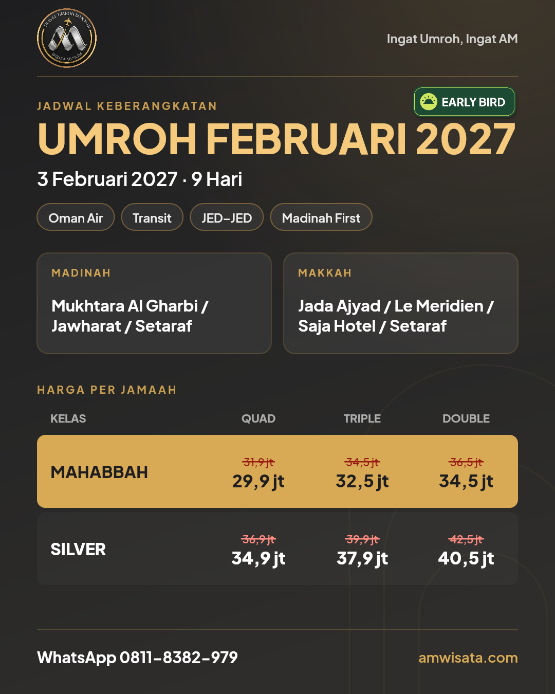 Flyer Bronze Awal Ramadhan