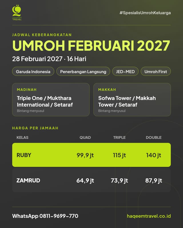 I'tikaf Mekkah Pelataran