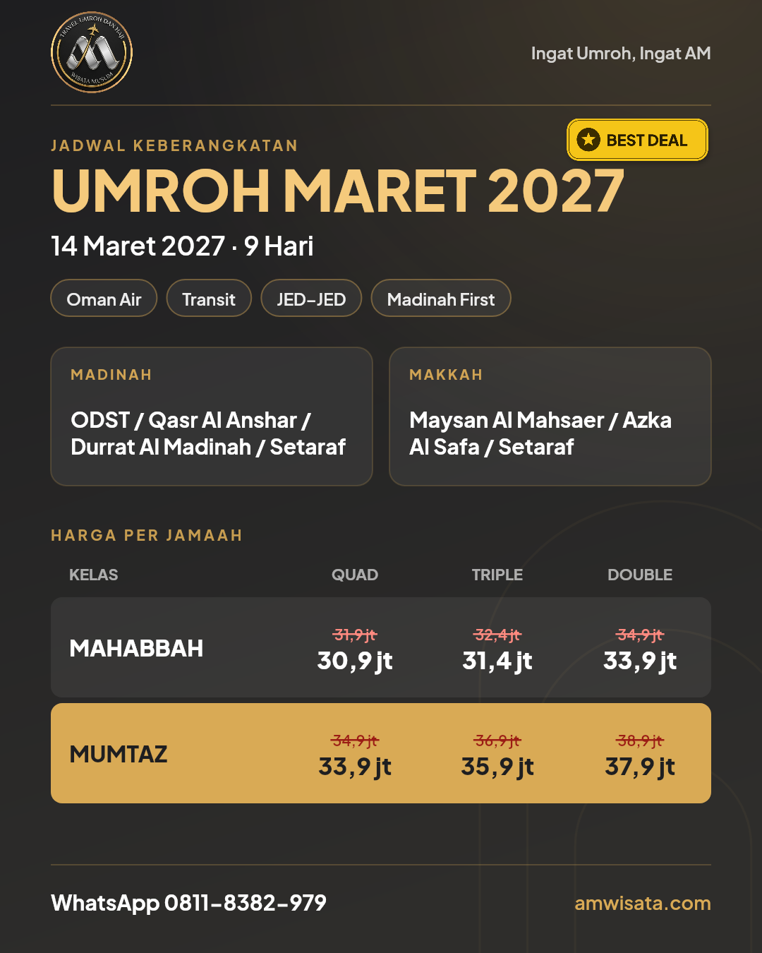 Flyer Comfy Syawal