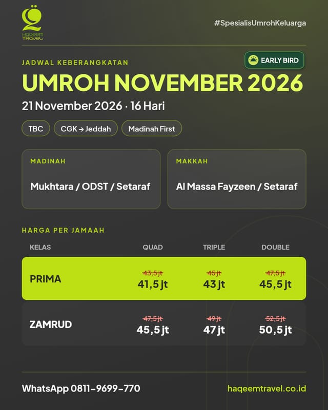 Umroh Plus Turki Special Cappadocia 16D