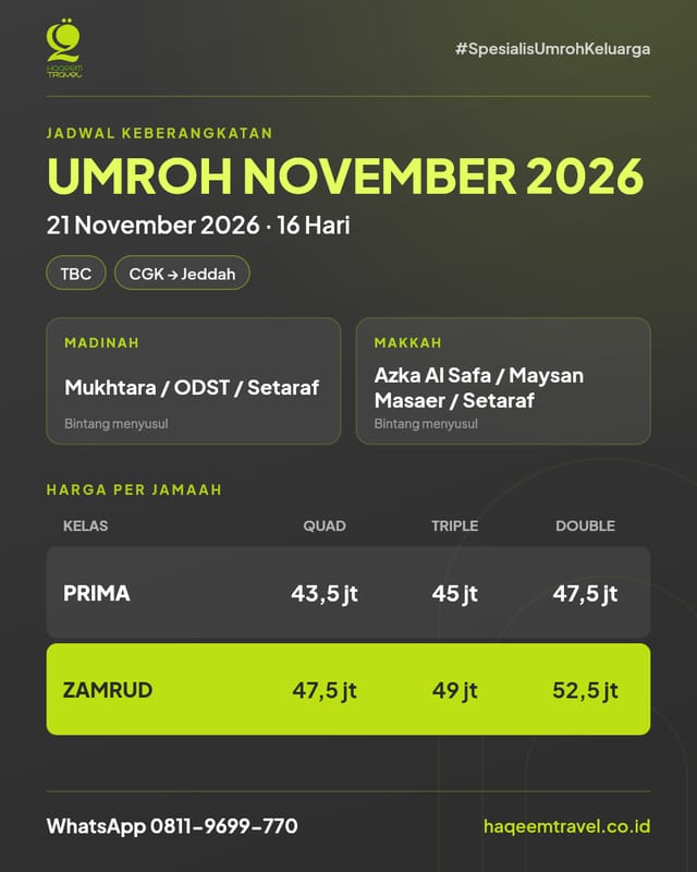 Umroh Plus Turki Special Cappadocia 16D