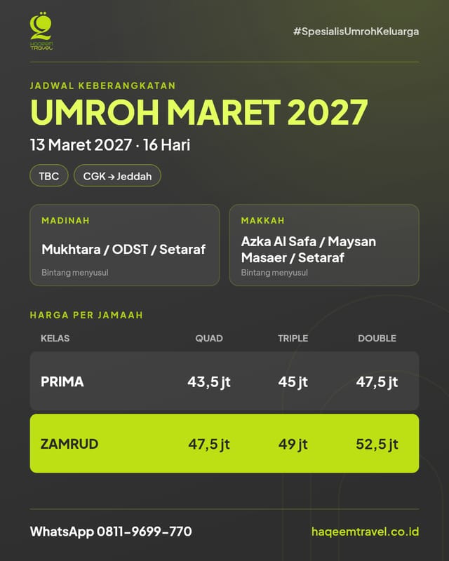 Umroh Plus Turki Special Cappadocia 16D