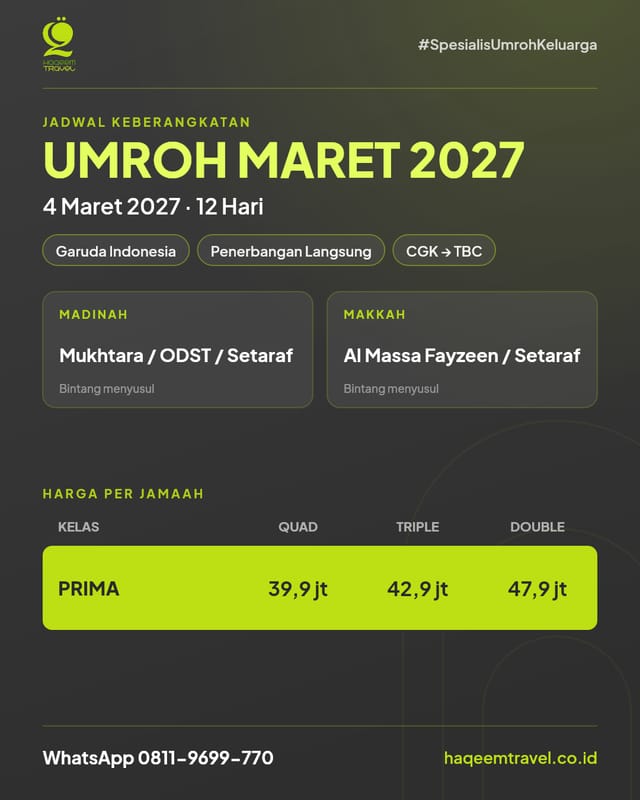 Smart I'tikaf Madinah