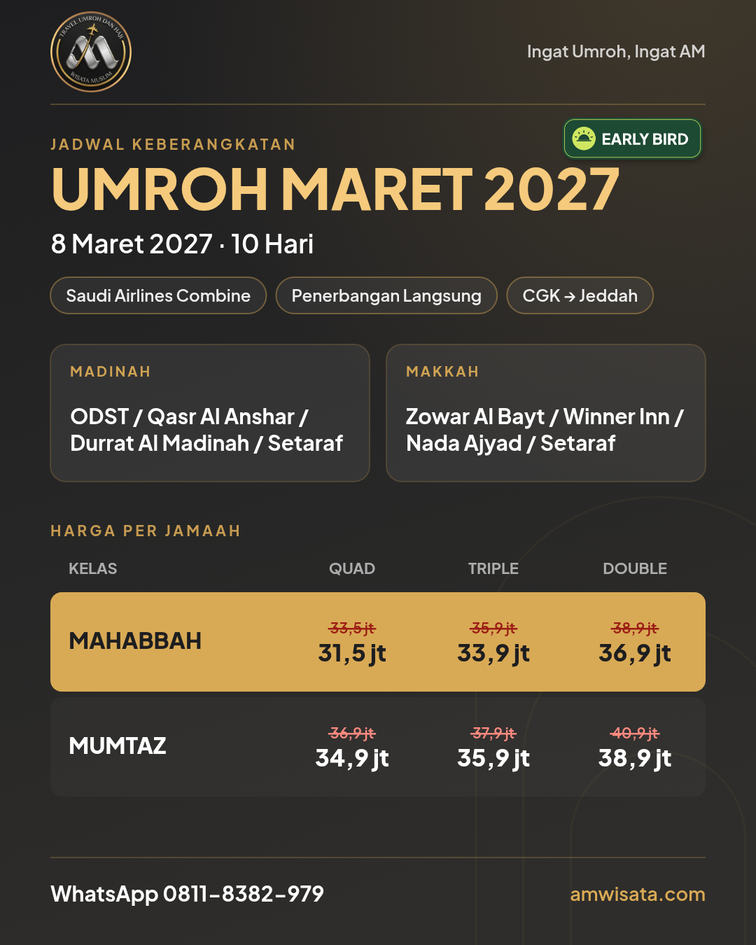 Flyer Family Smart Takbiran di Makkah