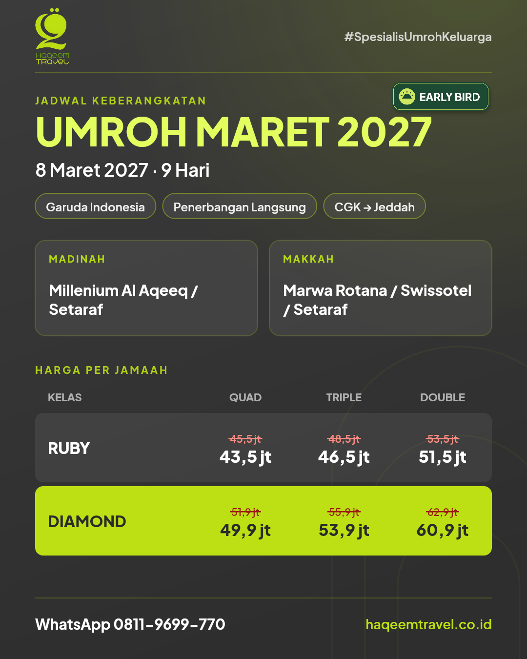Flyer Pelataran Takbiran Makkah Diamond