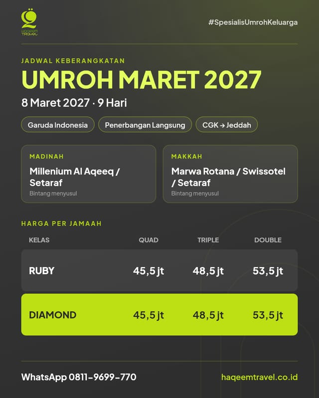 PELATARAN TAKBIRAN MAKKAH DIAMOND