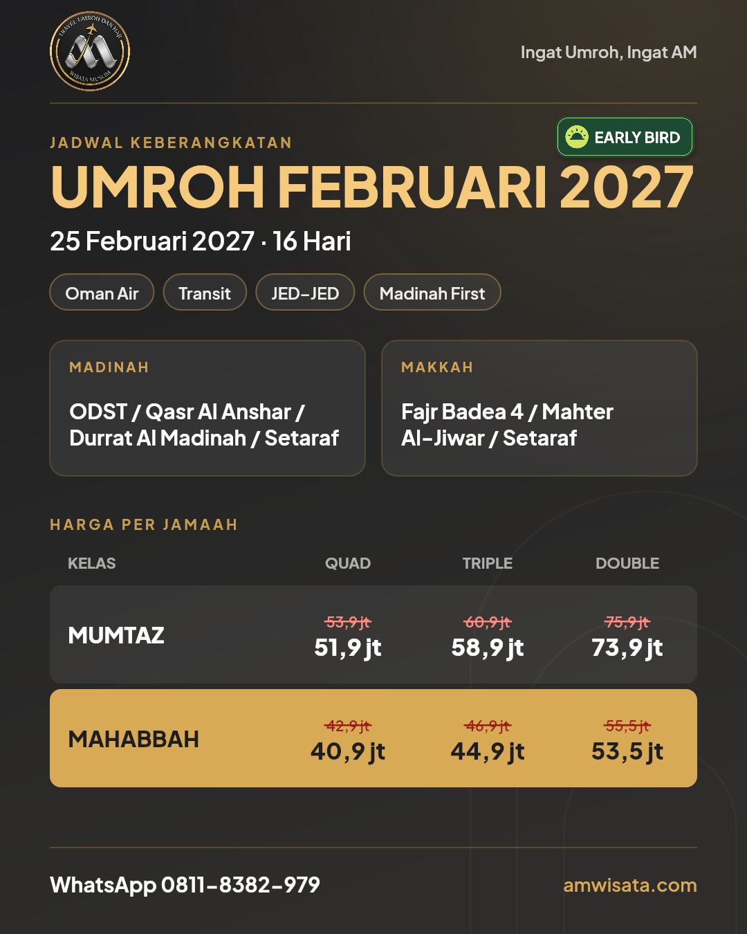 Flyer Smart I'tikaf Mekkah