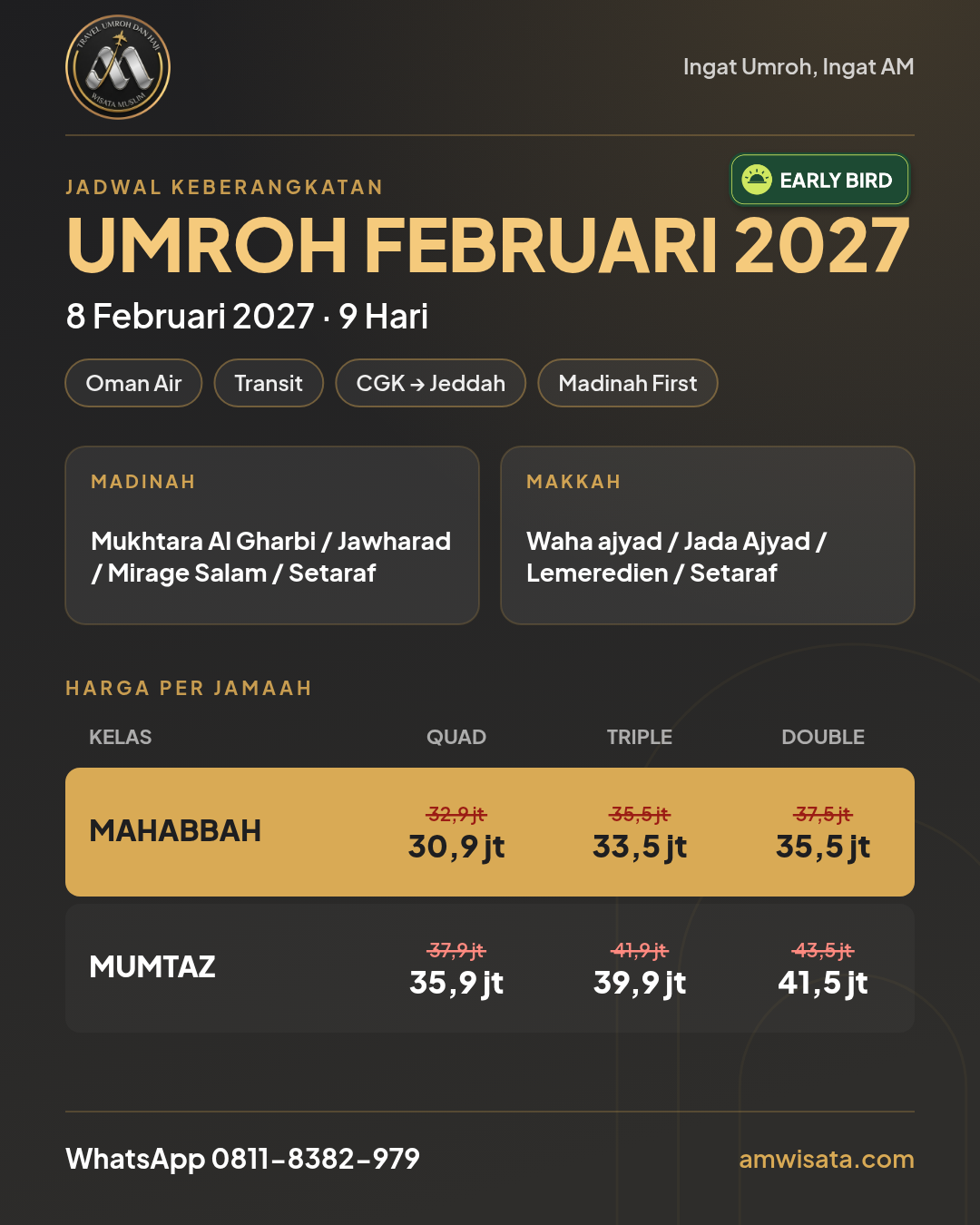 Flyer Bronze Awal Ramadhan